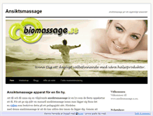 Tablet Screenshot of ansiktsmassage.n.nu